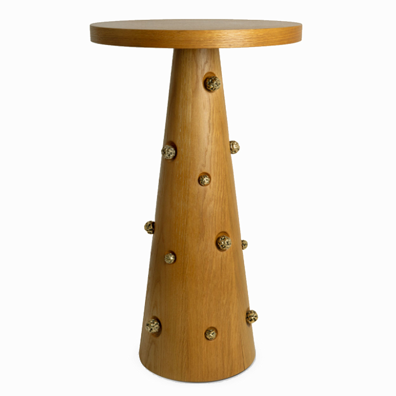 Приставной столик Okinawa Ginger Side table Горчичный Золотой в Рязани | Loft Concept 