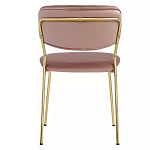 Стул Singer Chair без подлокотников Розовый Велюр варинант исполнения - 4 | Loft Concept в Рязани