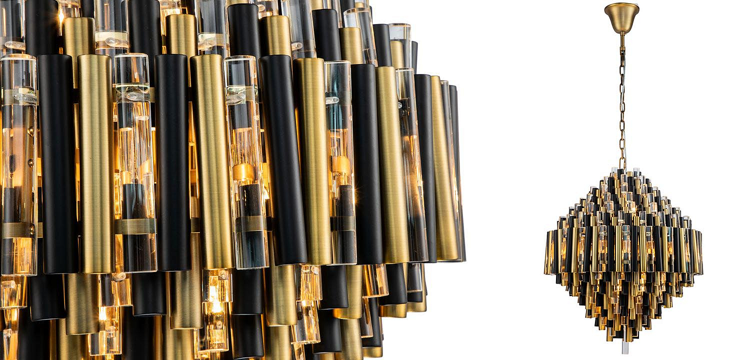 Люстра Black Brass Symphony Chandelier Люстра Black Brass Symphony Chandelier - Loft-Concept в Рязани