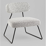 Кресло лаунж Kate букле серый варинант исполнения - 1 | Loft Concept в Рязани