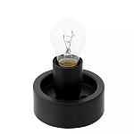 Настольный светильник с янтарным рельефным плафоном Lamp with Frozen Glass Effect варинант исполнения - 2 | Loft Concept в Рязани