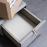 Консоль с зеркалом и  3-мя вращающимися ящиками Eloida варинант исполнения - 4 | Loft Concept в Рязани