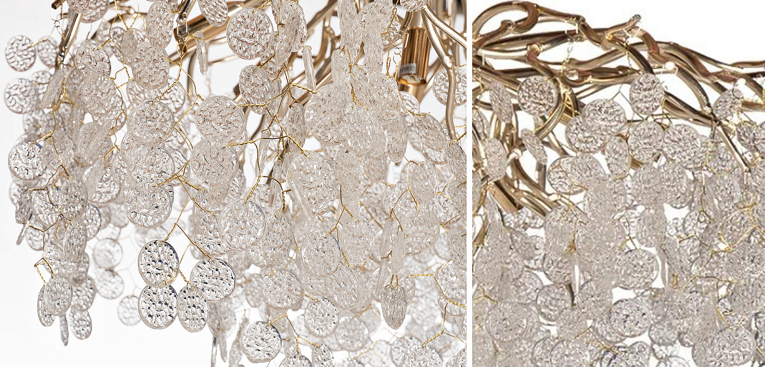 Потолочная люстра FAIRYTREE Champagne Chandelier 100 Потолочная люстра FAIRYTREE Champagne Chandelier 100 - Loft-Concept в Рязани