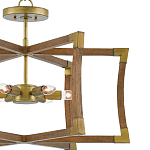 Подвесной светильник в форме фонаря коричневый Brown Eco Lantern варинант исполнения - 1 | Loft Concept в Рязани