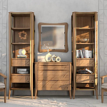 Комод из массива дуба с 3-мя ящиками Tasteful Furniture варинант исполнения - 2 | Loft Concept в Рязани