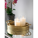 Поднос железный Gold Mesh варинант исполнения - 7 | Loft Concept в Рязани