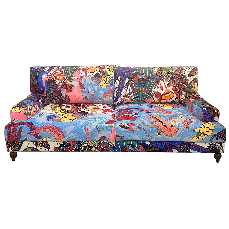 Премиальный Акцентный Диван Simpsons in Paradise Pop Art Sofa Мульти Премиальный Акцентный Диван Simpsons in Paradise Pop Art Sofa Мульти в Рязани | Loft Concept