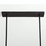 Люстра линейная прямоугольная с подвесками из натурального перламутра Nacre варинант исполнения - 4 | Loft Concept в Рязани