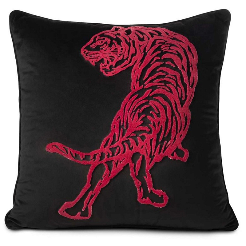 Подушка Pillow Fera Left Черный Золотой Розовый Подушка Pillow Fera Left Черный Золотой Розовый в Рязани | Loft Concept