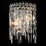 Бра с хрустальными подвесками прозрачного цвета Хром Ludivine Lighting варинант исполнения - 2 | Loft Concept в Рязани