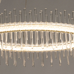 Люстра круглая с прозрачными стеклянными трубками 51 см Nembus варинант исполнения - 5 | Loft Concept в Рязани