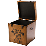 Сундук кожаный в винтажном стиле Brown Leather Chest варинант исполнения - 2 | Loft Concept в Рязани