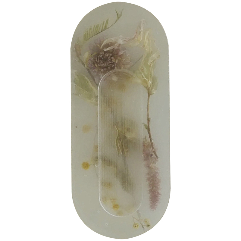 Подставка под благовония из эпоксидной смолы с цветами белая Epoxy Resin Flowers Incense Oval Stand White Белый Подставка под благовония из эпоксидной смолы с цветами белая Epoxy Resin Flowers Incense Oval Stand White Белый в Рязани | Loft Concept