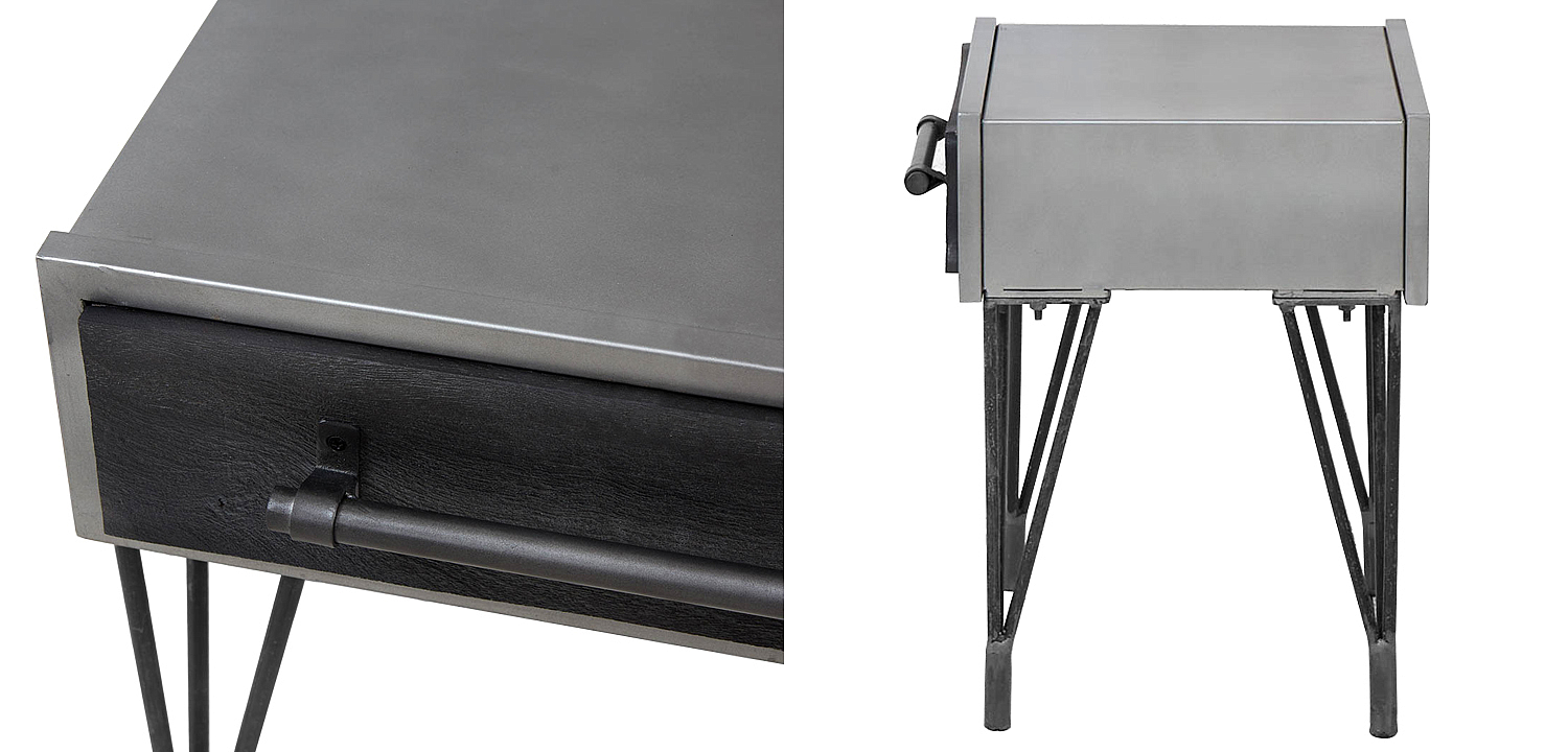 Тумба Ralph Metal Nightstand Тумба Ralph Metal Nightstand - Loft-Concept в Рязани
