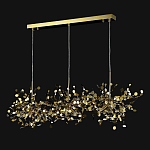 Люстра подвесная из трех частей с металлическими круглыми элементами Terzani Argent варинант исполнения - 4 | Loft Concept в Рязани