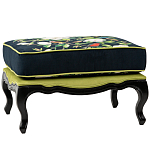 Банкетка из натурального бука с изображением птиц и цветов Blooming Birds варинант исполнения - 1 | Loft Concept в Рязани