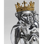 Статуэтка обезьяна в короне серебряная Golden Monkey варинант исполнения - 1 | Loft Concept в Рязани