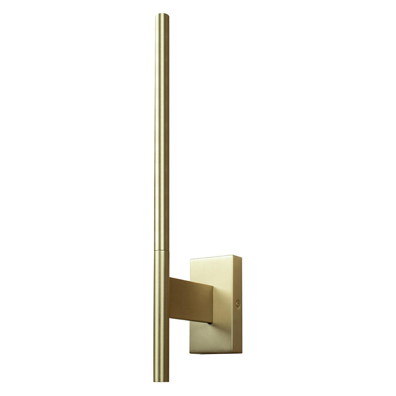 Бра светодиодное тонкое цилиндрической формы Высота 48 см Trumpet tube Бронза в Рязани | Loft Concept 