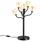 Настольная лампа с ветвями и белыми фарфоровыми цветами Floralis варинант исполнения - 3 | Loft Concept в Рязани