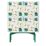 Тумба  с рисунком ShortT Pina Colada Green варинант исполнения - 1 | Loft Concept в Рязани