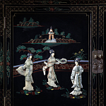 Комод в китайском стиле Chinese Black Chest of Drawers Нидерланды варинант исполнения - 2 | Loft Concept в Рязани