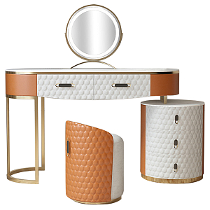 Трельяж Kathryn Bedroom Dressing Table Orange