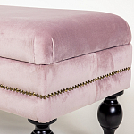 Мягкая банкетка с зоной для хранения Casket Dusty Rose варинант исполнения - 4 | Loft Concept в Рязани