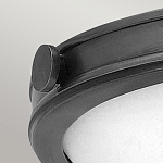 Потолочный светильник в форме неглубокой чаши с белым плафоном Hinkley варинант исполнения - 3 | Loft Concept в Рязани