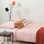 Постельное белье розового цвета с рисунком 150х200 см Blossom Essence варинант исполнения - 4 | Loft Concept в Рязани