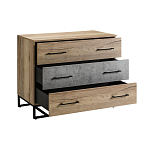 Комод с 3-мя ящиками в стиле лофт Urban Style Space варинант исполнения - 3 | Loft Concept в Рязани