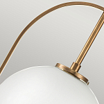 Подвесной светильник с белым плафоном в форме шара в арочной подвеске Hinkley варинант исполнения - 17 | Loft Concept в Рязани