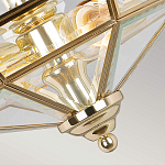 Потолочный светильник шестигранной формы с прозрачными стеклянным плафоном Elstead Lighting варинант исполнения - 11 | Loft Concept в Рязани