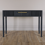 Элегантная Консоль Primo с выдвижным ящиком Черный дуб варинант исполнения - 1 | Loft Concept в Рязани