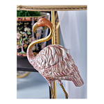 Настольная лампа с абажуром Розовый Фламинго Porcelain Flamingo Lamp варинант исполнения - 3 | Loft Concept в Рязани
