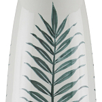 Настольная лампа овальная с тропическим принтом Stylized Aalm Leaves Motif варинант исполнения - 1 | Loft Concept в Рязани