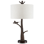 Настольная лампа с корпусом в виде ствола дерева с насекомым Twiglly варинант исполнения - 4 | Loft Concept в Рязани