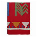 Плед хлопковый по мотивам чувашских орнаментов Ural and Siberian Patterns варинант исполнения - 5 | Loft Concept в Рязани