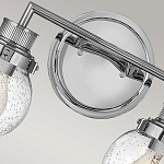 Бра для ванных комнат с прозрачным шарообразным плафоном из стекла с пузырьками на круглом основании Hinkley варинант исполнения - 20 | Loft Concept в Рязани