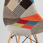 Стул с обивкой в технике пэчворк DSW варинант исполнения - 7 | Loft Concept в Рязани