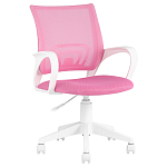 Офисное кресло с основанием из белого пластика Desk chairs Pink варинант исполнения - 1 | Loft Concept в Рязани