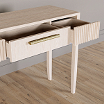 Элегантная Консоль Primo с выдвижным ящиком Светлый дуб варинант исполнения - 4 | Loft Concept в Рязани