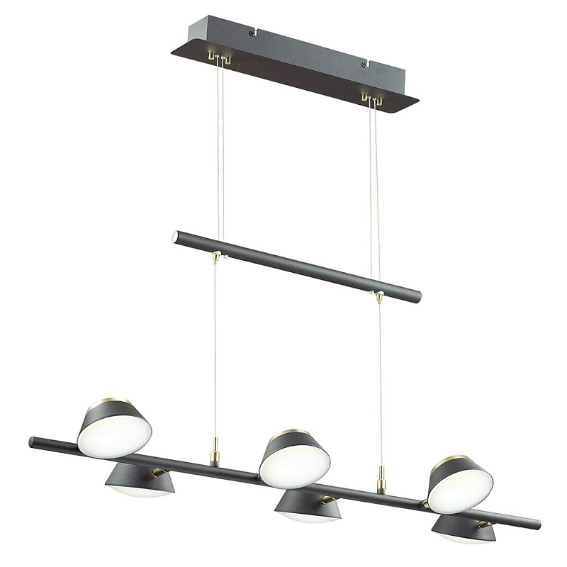 Люстра Solid Light Золотой Черный Люстра Solid Light Золотой Черный в Рязани | Loft Concept