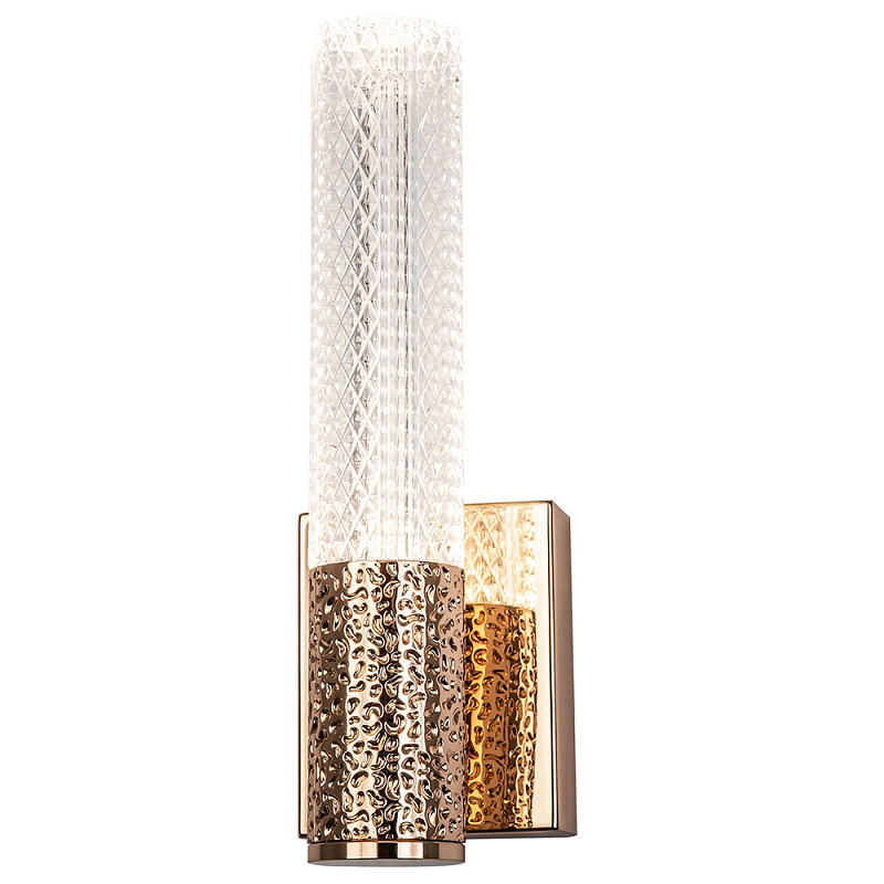 Бра Dew Drops Tube Gold Wall Lamp Прозрачный Золотой Бра Dew Drops Tube Gold Wall Lamp Прозрачный Золотой в Рязани | Loft Concept