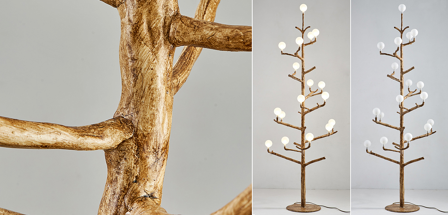 Торшер Tree branch Floor lamp vertical Торшер Tree branch Floor lamp vertical - Loft-Concept в Рязани