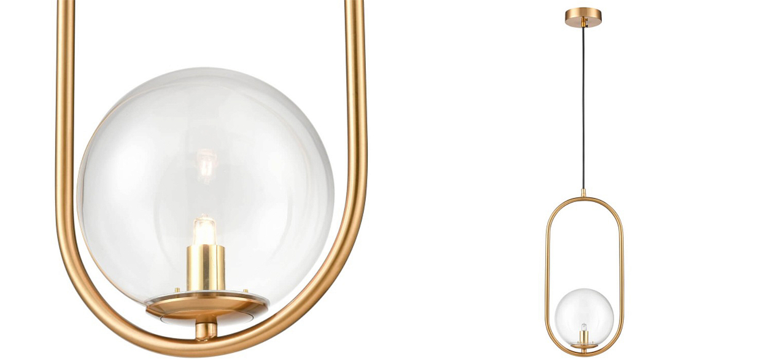 Подвесной светильник B.LUX C Ball oval gold Подвесной светильник B.LUX C Ball oval gold - Loft-Concept в Рязани