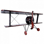 Полка книжная в виде аэроплана в стиле лофт FLY варинант исполнения - 1 | Loft Concept в Рязани