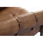 Двухместный диван Duncan винтажная коричневая кожа варинант исполнения - 4 | Loft Concept в Рязани