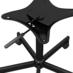 Стул с мягкой обивкой из велюра и подъемно-поворотным механизмом на колесиках Mason Green and Yellow варинант исполнения - 6 | Loft Concept в Рязани