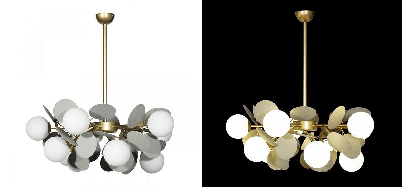 Люстра MATISSE Chandelier Gray 10 ламп Люстра MATISSE Chandelier Gray 10 ламп - Loft-Concept в Рязани