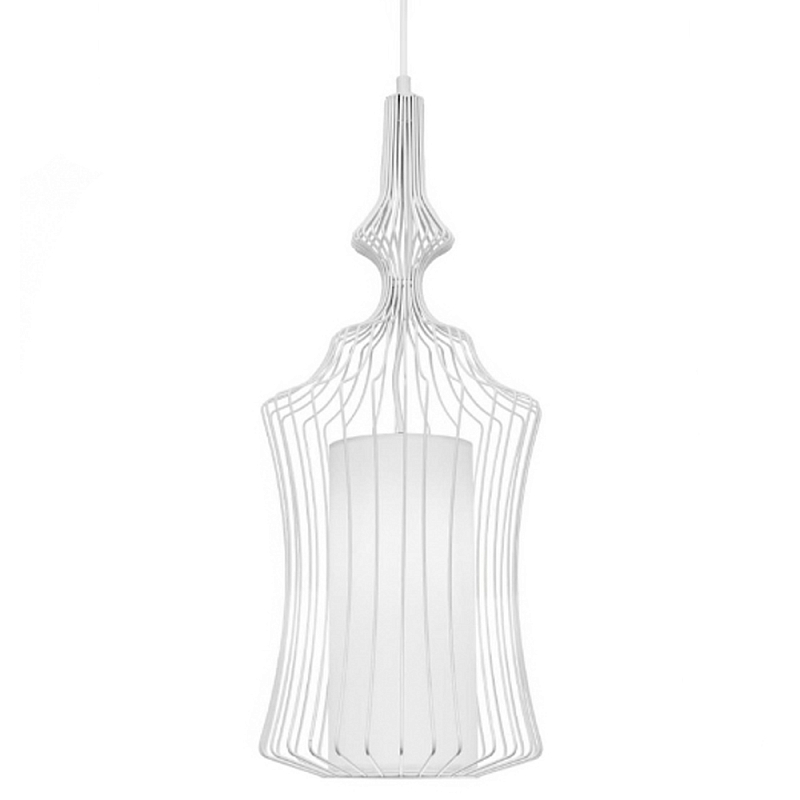 Подвесной светильник Wire Dream Pendant 4 Белый Белый Подвесной светильник Wire Dream Pendant 4 Белый Белый в Рязани | Loft Concept